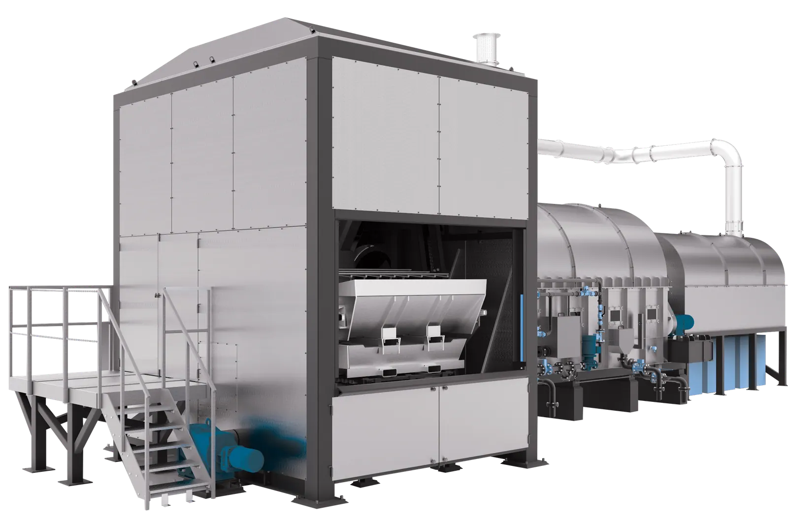 CETAG Rotary Dross Cooler — Anlage