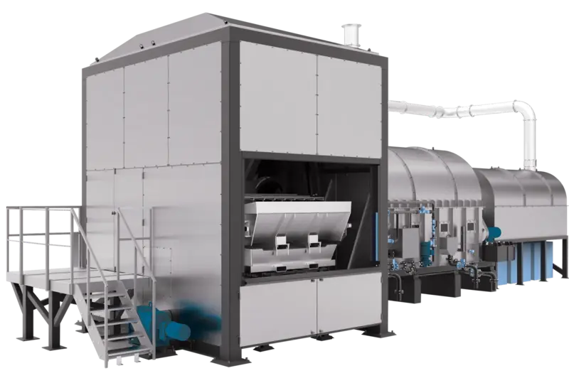 Rotary Dross Cooler — 12,000 kg/h